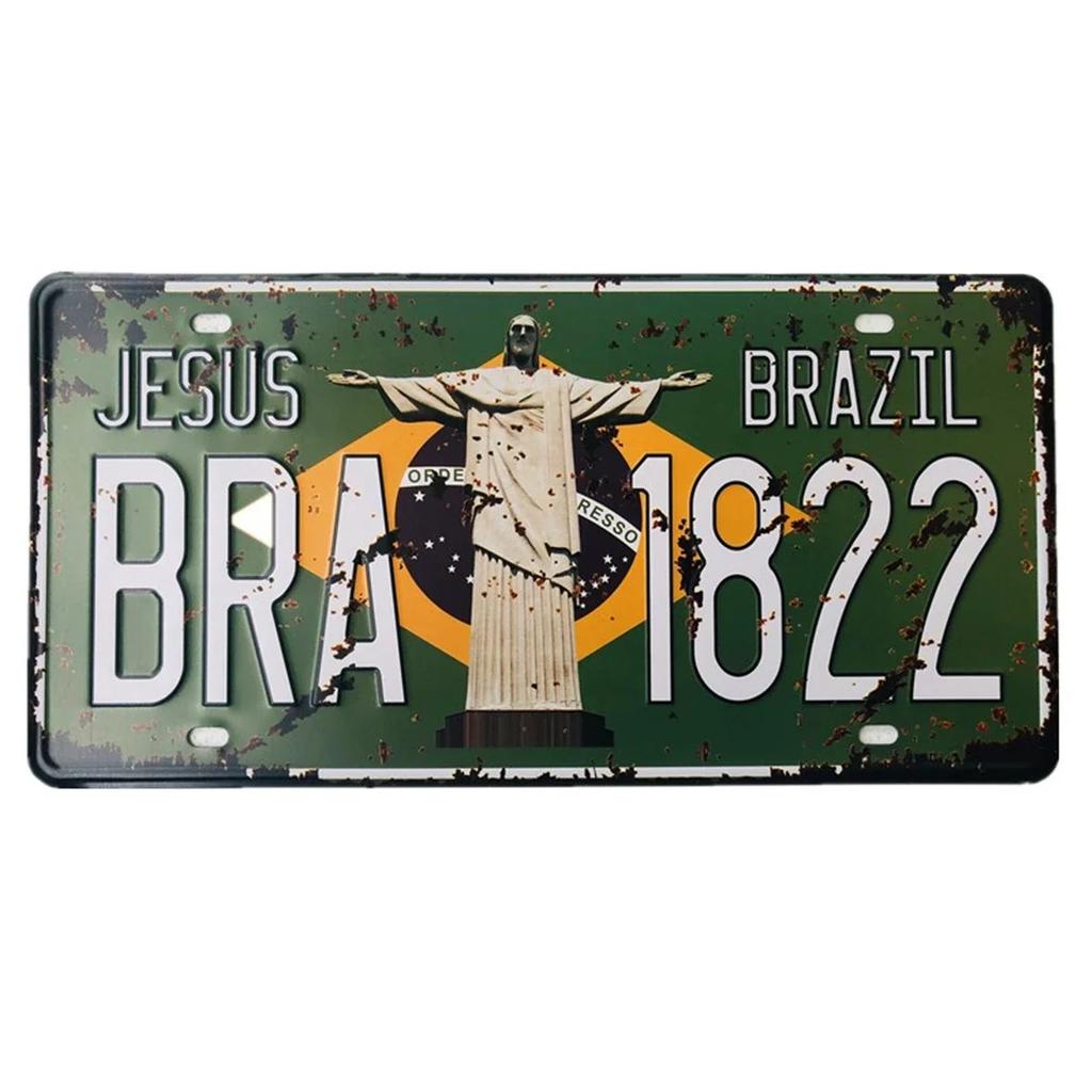 Japan USA Mexiko Italien Frankreich Flagge Auto Nummern schild Amsterdam Metall Zinn Zeichen Bar Pub Cafe Club Home Wand