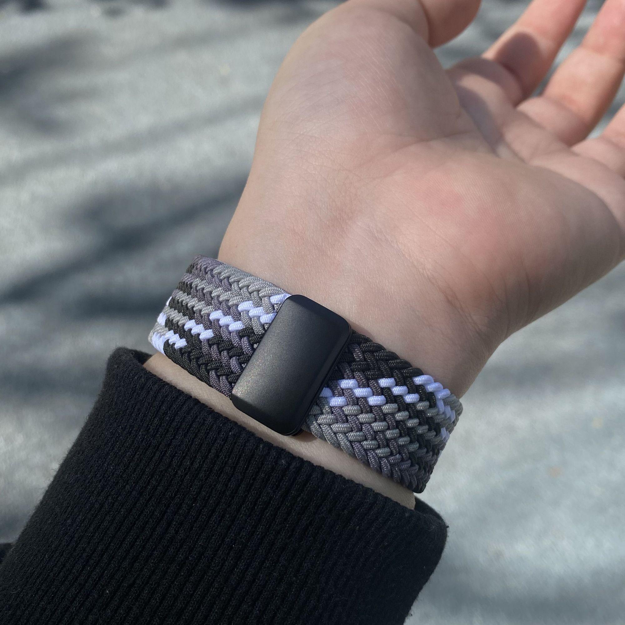 

Універсальний нейлоновий ремінець для годинника 20 мм 22 мм - Нейлонова магнітна пряжка Еластичний плетений ремінець-замінник для смарт-годинника для HUAWEI Watch Samsung Galaxy Watch Amazfit 20mm