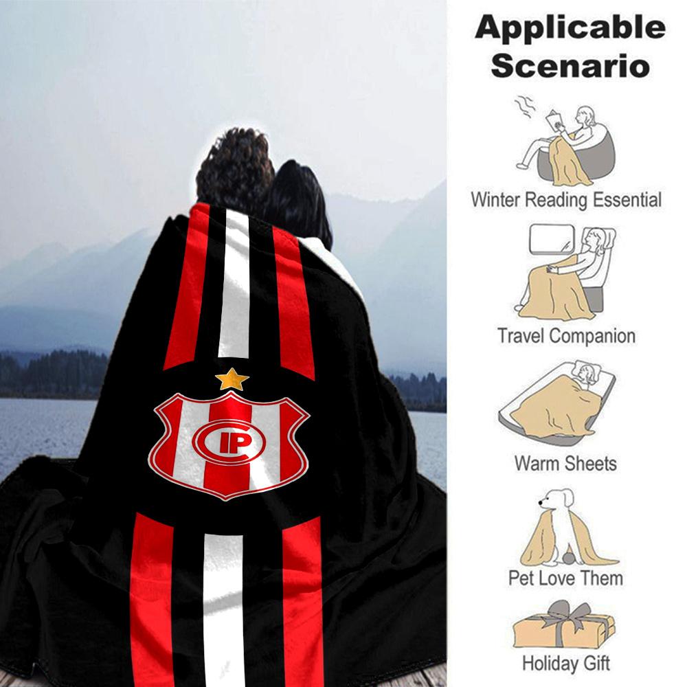 Independiente Petrolero Print Flannel Blanket High Quality Warm Comfortable Cover for All Seasons Perfect for Gifts Home Decor