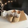 Sweet Lace Bow Bun Birken Shoes Women's Slippers Fashionable and Versatile Bag