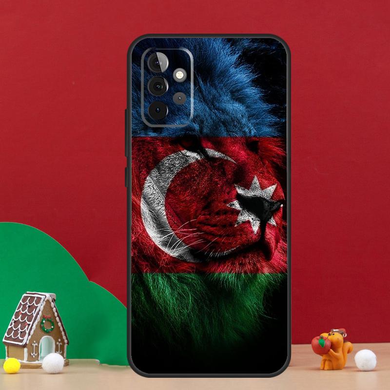 Azerbaijan Buta Flag Case For Samsung Galaxy A36 A56 A06 A13 A53 A32 A12 A22 A52 A35 A17 A16 A55 A15 A54 A34 A14