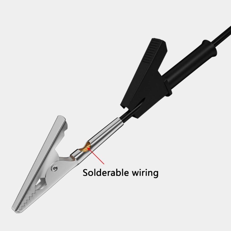 Strong  Insulated Banana Plugs Test Probes Featuring Alligators Clip & Heat Resistant Designs Electrical Test Probes Set