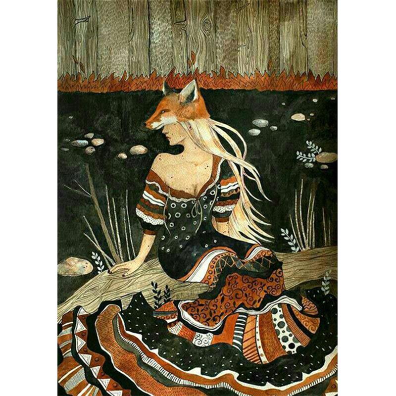 5D Diy Diamond Painting Flowers Woman Wings Cross Stitch Kits Full Round Drill Embroidery Mosaic Art Picture Of Bedroom Decor
