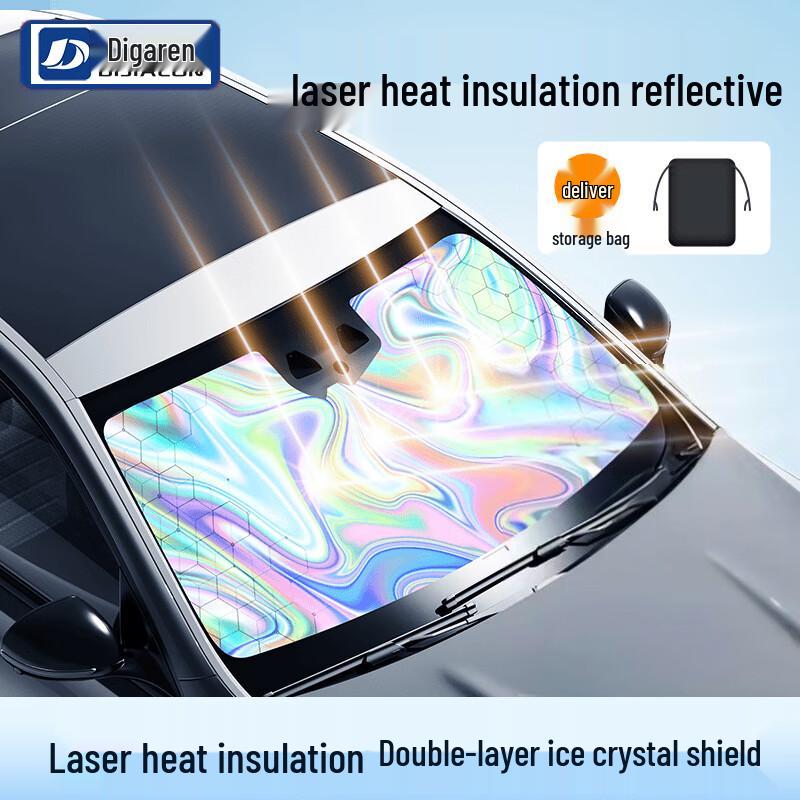 Car Windshield Sunshade for UV Protection and Heat Insulation