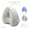 Heart Shaped Breathable Leg Pillow Orthopedic Memory Foam Knee Support Cushion for Elderly Side Sleepers Pain Relief
