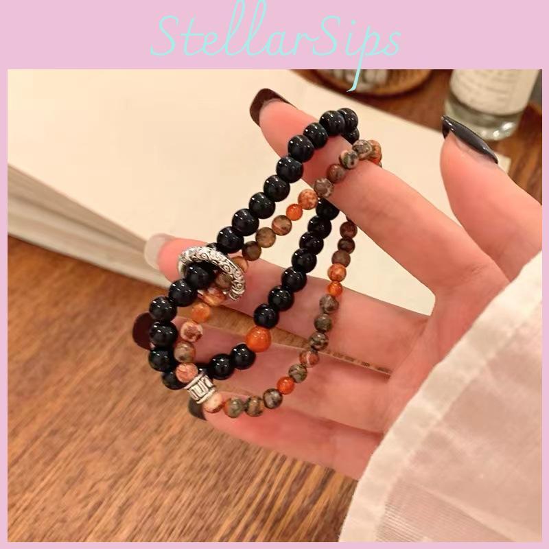 Handgefertigtes Perlenarmband aus Naturstein Schmuck im ethnischen Stil für Männer und Frauen