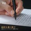 Wordsworth and Black Ballpoint All Black Lacquer Stunningly Luxurious Pen with Ink Gift for Men Beautiful Fine Nib Pen, - Refills, & Women,