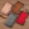 (Logo can be engraved) A6 leather strap notebook, small travel notebook, ledger, student travel diary, memo