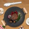 Round Shape Smokeless Griddle Pan 30/32/34/36/38cm Barbecue Plate Non-Stick Frying Pan  Travel BBQ