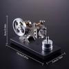 Vaccum Stirling Engine Motor Model Experiment EducationalHot Air Learning Science Experiment Desktop Ornaments