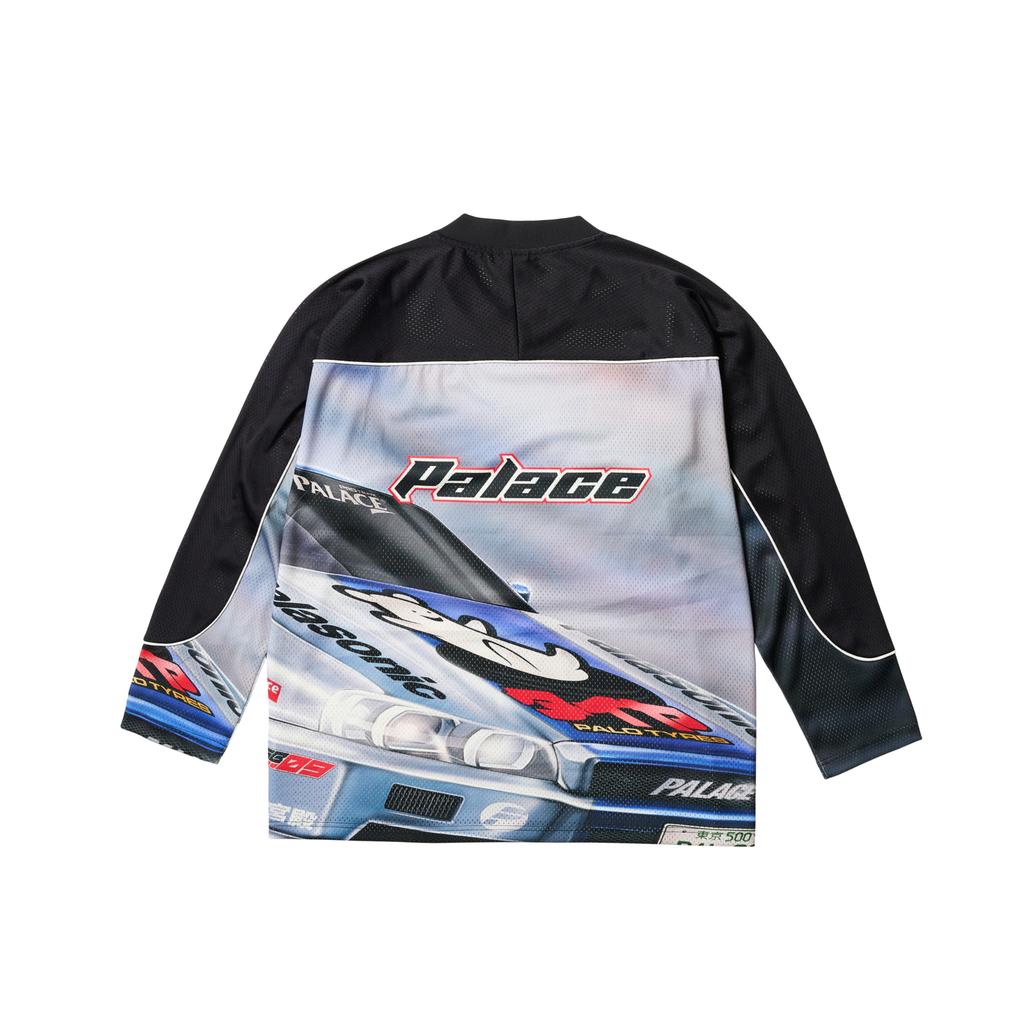 Palace Racey Jersey Black Unisex Tops P28ES009