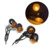 Universal Motorbike LEDWaterproof Aluminum Bullet Turn Signal Lights Indicator Running Brake Tail Lamp