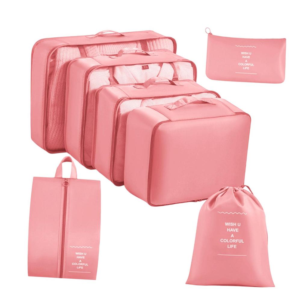 7/8/9-piece Set Travel Storage Bags,Digital Toiletries Shoes Clothes Organizer bag Suitcase Clothes Tidy Pouch,Packing Cubes Set