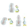 Nonstick Silicone Duck Mold for Crafting 3D Aromatherapys Candle Home Decoration Mould Unique Gift Making Mold