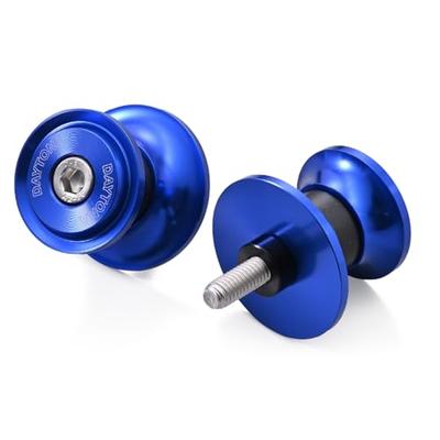 Daytona 61533 Rear Swing Arm Spool Bike Stand Nylon Grip Type Blue (2 Pack)