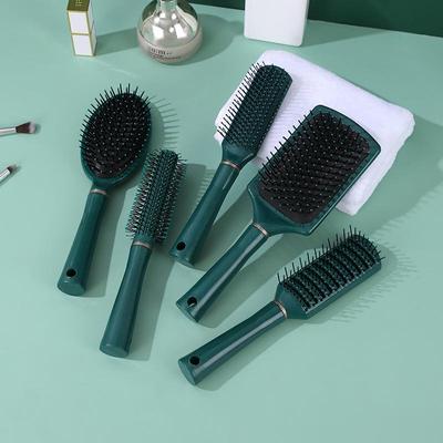 Anti-Static Curling Air Cushion Hair Brush for Men & Women - Fashion Massage Comb for Styling & Volume