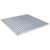 vidaXL Grille Silver 60 X 60 X 2 Cm Hot-dip Galvanized Steel
