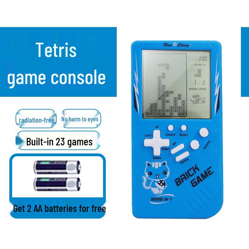 Classic Nostalgic Tetris Game Console for Children - Educational Retro Handheld Toy Gift