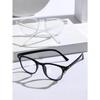 Trendy Transparent Square Anti Blue Light Glasses Clear Plastic Frame For Back To School Accessories