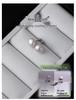 Elegante 999er Sterling Silber Schraubverschluss Süßwasserperlen Steckerohrringe für Damen - Leichter Luxus, Anti-Drop, Nischen-Design