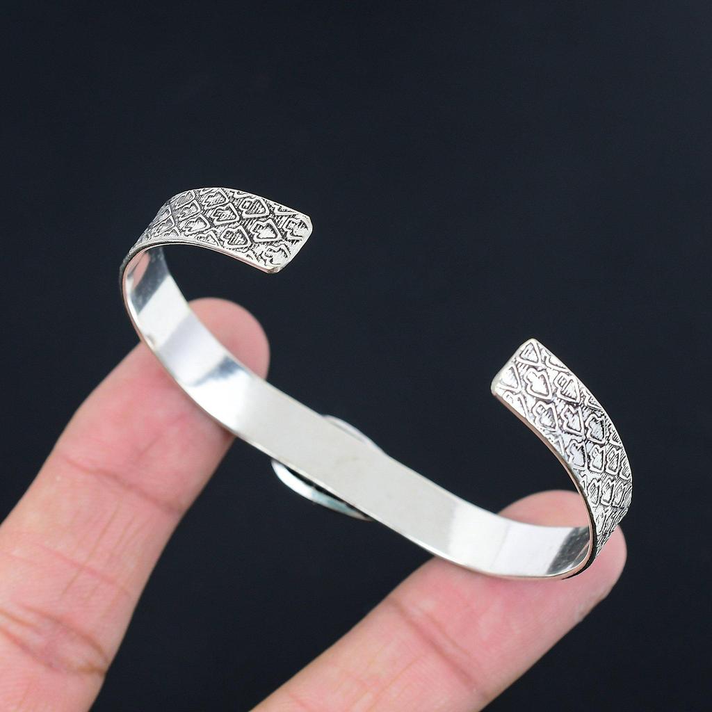 Mothers day Deal Sterling Silver Atlantisite Stone Artisan New Bangle Jewelry