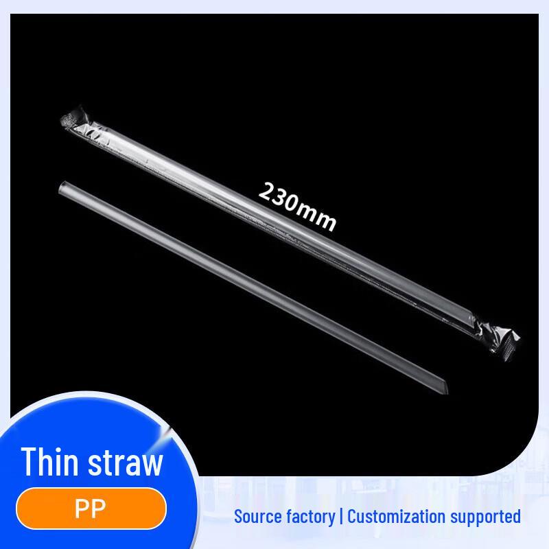 CNMF Disposable PET Cold Drink Milk Tea Straws