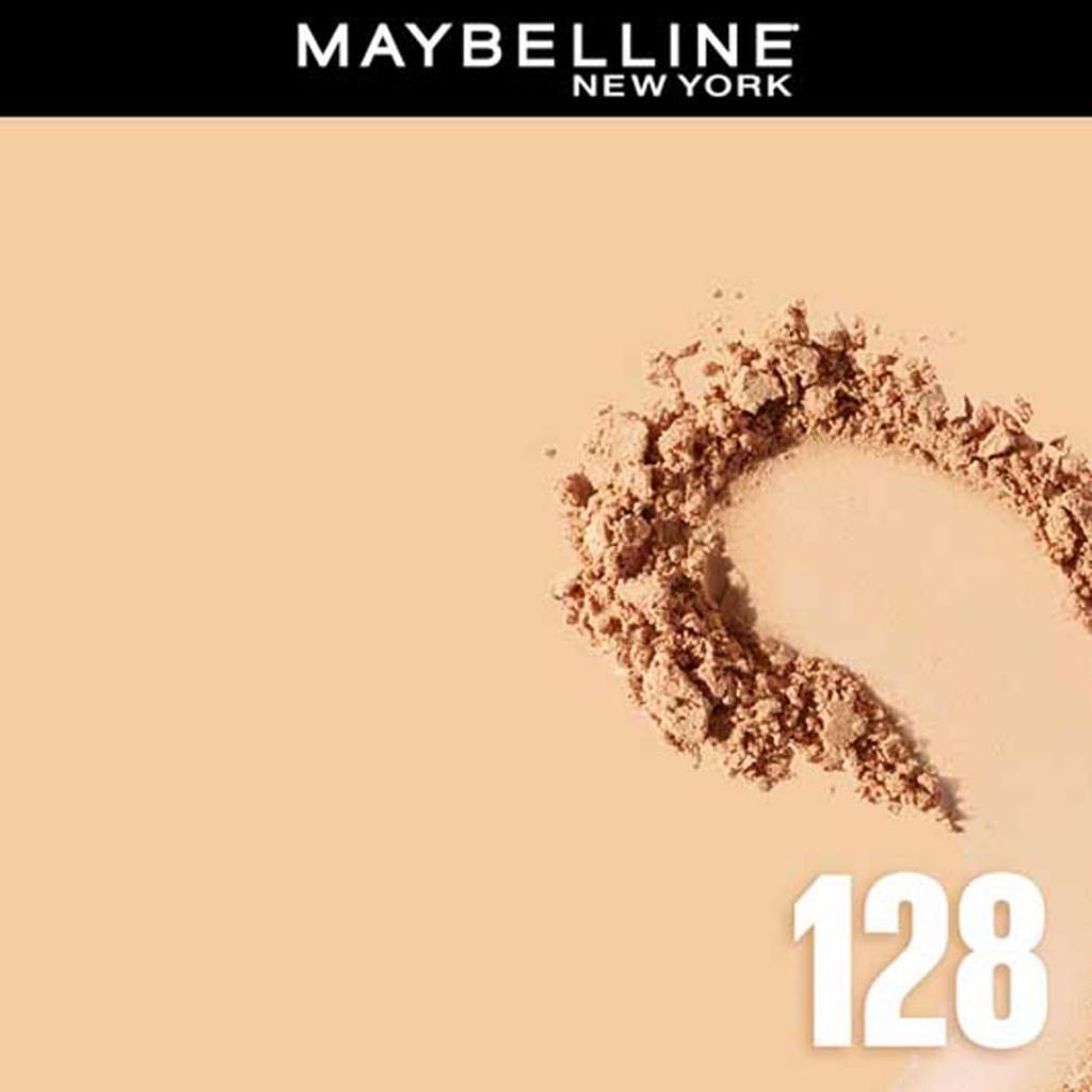 Maybelline New York Fit Me Matte Poreless Compact Powder SPF 32 PA+++ Oil Control Normal Oily Skin 6g Warm Nude 128