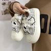 Spring Explosion Ugly Cute Big Head Little White Shoes Children's Platform 2025 New Middle and Older Children's Casual Versatile Sports Shoes