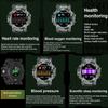 New Military Sports Smart Watch Men 100+ Sports Outdoor Fitness Compass Heart rate BT Call Waterproof Smartwatch For iOS Android