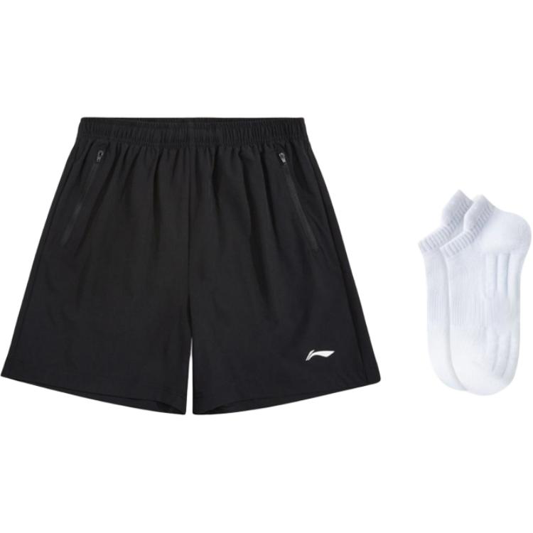 Li Ning Casual Shorts Unisex Black AAPU227-1