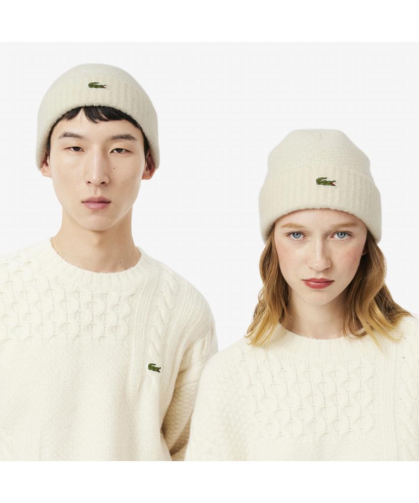 LACOSTE Men'S Iconic Knit Wool Beanie Rb8203-55N Xfj