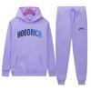 Set Două Piese Hanorac cu Imprimeu Model Hoodrich și Bluză de Trening