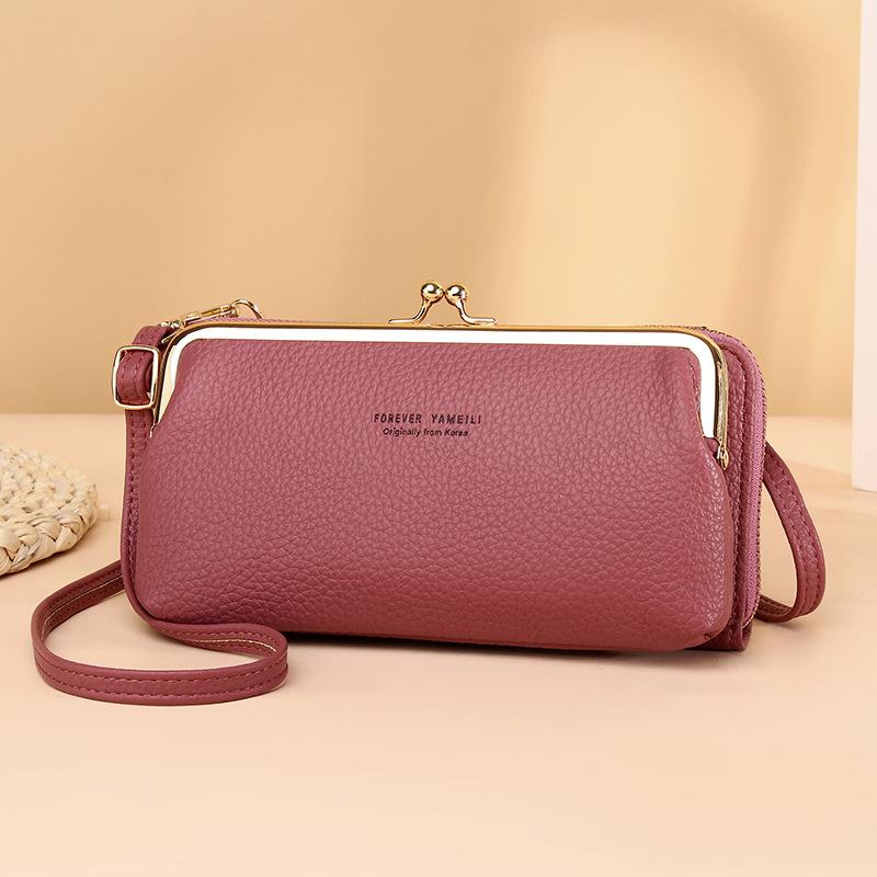 

Многофункциональные сумки через плечо из искусственной кожи, простые, легкие, большой емкости, повседневные, маленькие сумки для мобильных телефонов