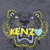 KENZO Gray Tiger Embroidery Crew Neck Sweatshirt tops XL grayUsed