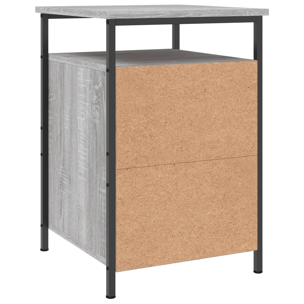Nightstands (2 pcs) Grey Sonoma 40 x 42 x 60 cm Particleboard
