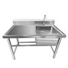L.C.Maird Commercial Stainless Steel Single Bowl Kitchen Sink