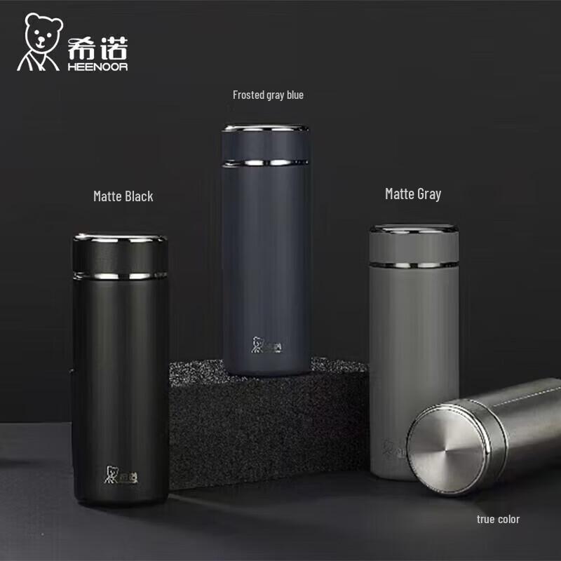 HEENOOR 430ml 304 Stainless Steel Tea Infuser Vacuum Flask