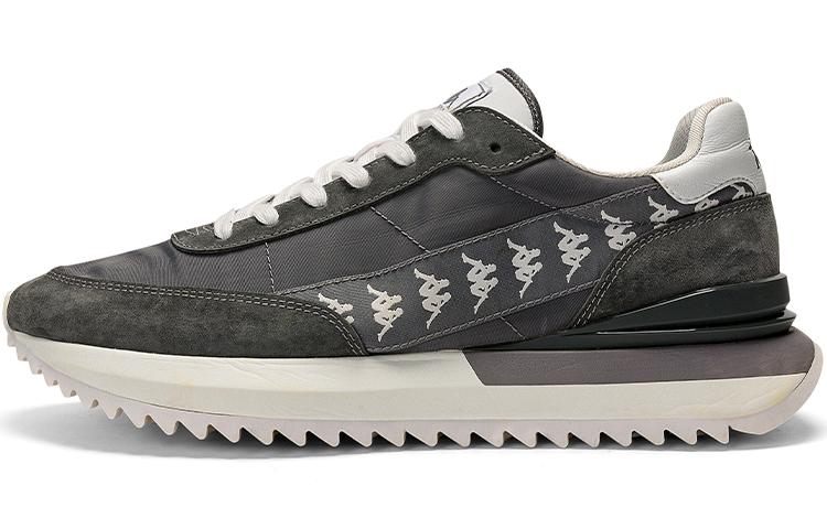 Men's Sneakers Kappa Low top Running Shoes Unisex Contour Gray Black