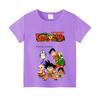 Dragons Ball Z T-shirt Goku Cartoon Anime Figures Short Sleeves Casual Kid Tee Y2K Round Neck Top Boy Summer Child Clothing Gift