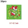 The Christmas Themed Party Decorations Supplies Set Plates Napkins Cups