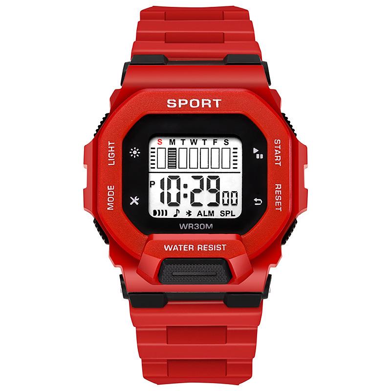 Student Waterproof Large Dial Square Fashion Electronic Watch