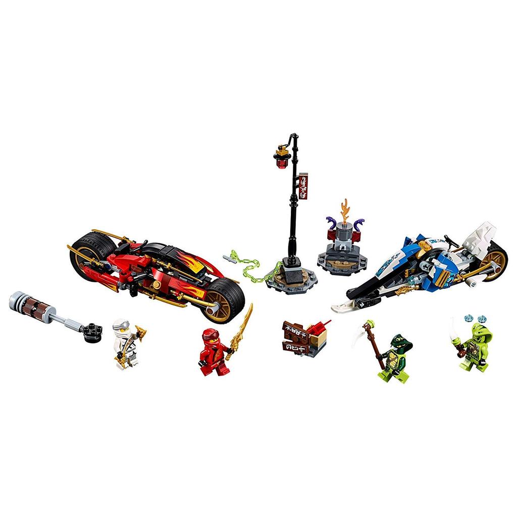 LEGO Ninjago Kai & Zane Wyścig motocyklowy 70667 Klocki Zabawka dla chłopców