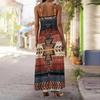 Women's Slip Dress Maxi Long Dress Geometric Tie Dyeing Print Stitching Print Dress Spring & Summer Leisure Vacation