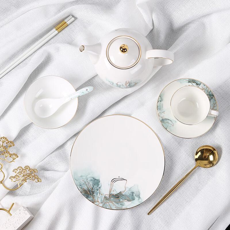 Ru Han New Chinese Style Ceramic Tableware Set