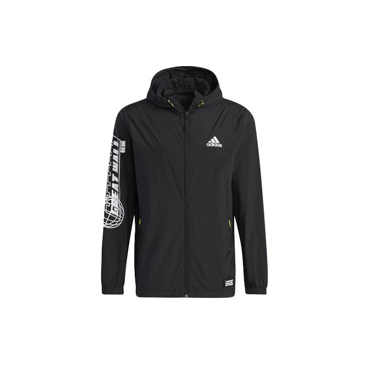 Куртки Adidas Мужские Черные С Капюшоном Умеренные HB8917 S