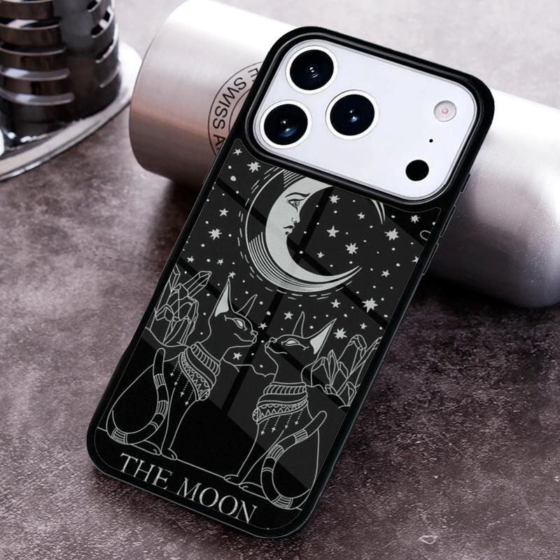 Witches Moon Tarot Phone Case For iPhone 17,16e,15,14,13,12,11,Mini,Pro,MAX Soft Silicone Cover