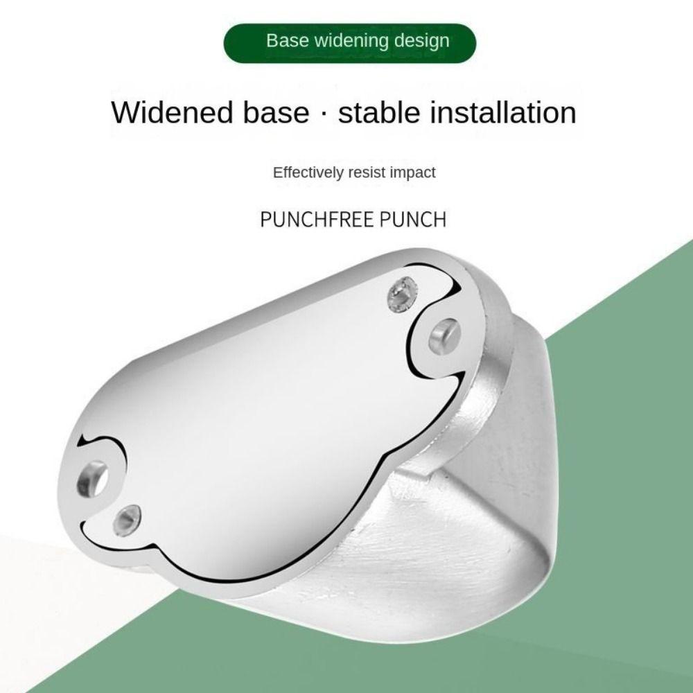 Floor-mounted Magnetic Door Stopper Strong Magnetic Door Suction Door Stop  Hardware