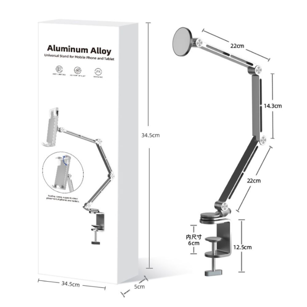 360° Swivel Desktop Tablet Phone Stand Magnetic Tablet Bracket Universal Tablet Holder  for 4-13in