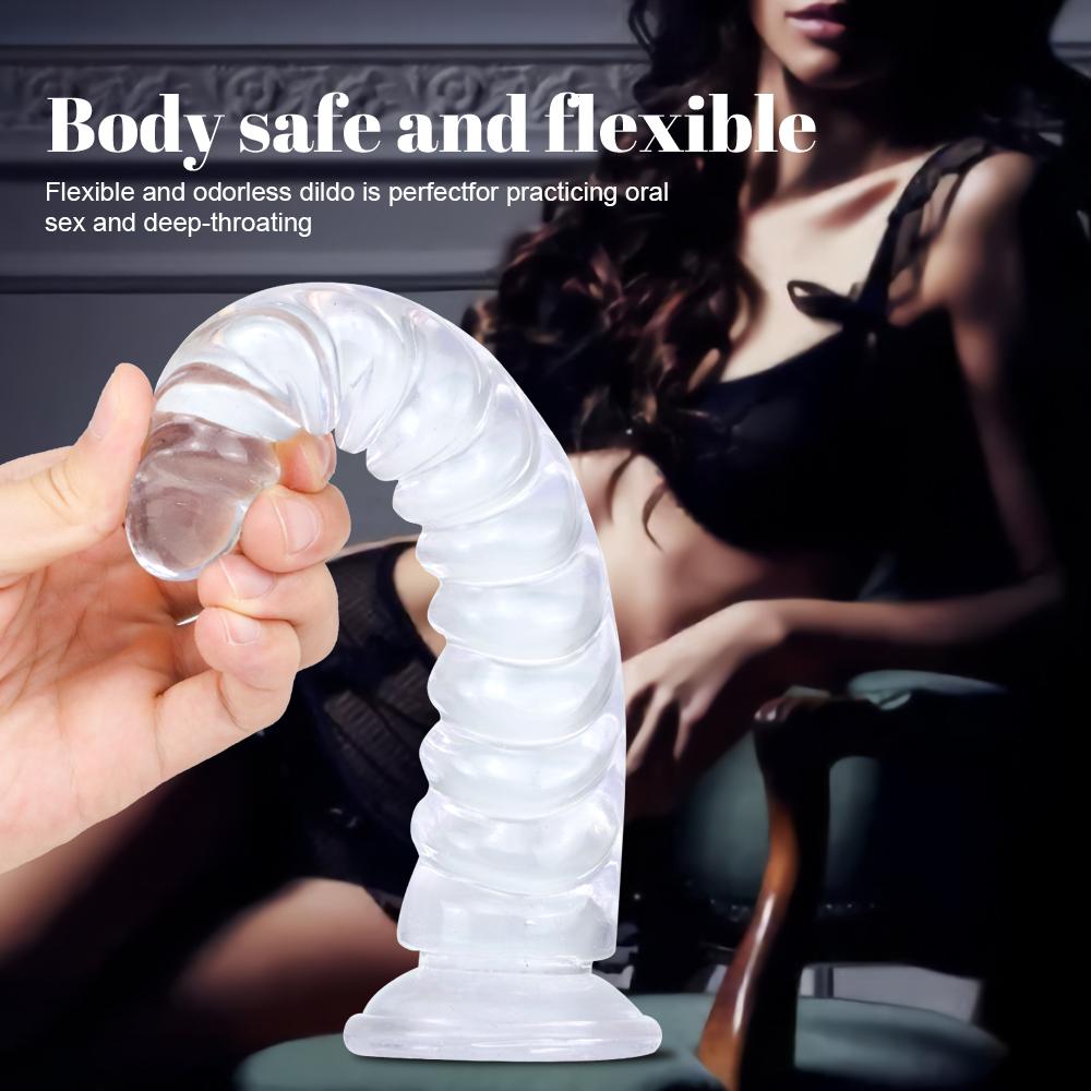 Realistisk dildokan for kvinner RUNYU Sexleketøy Fake Penis Anal Butt Plug