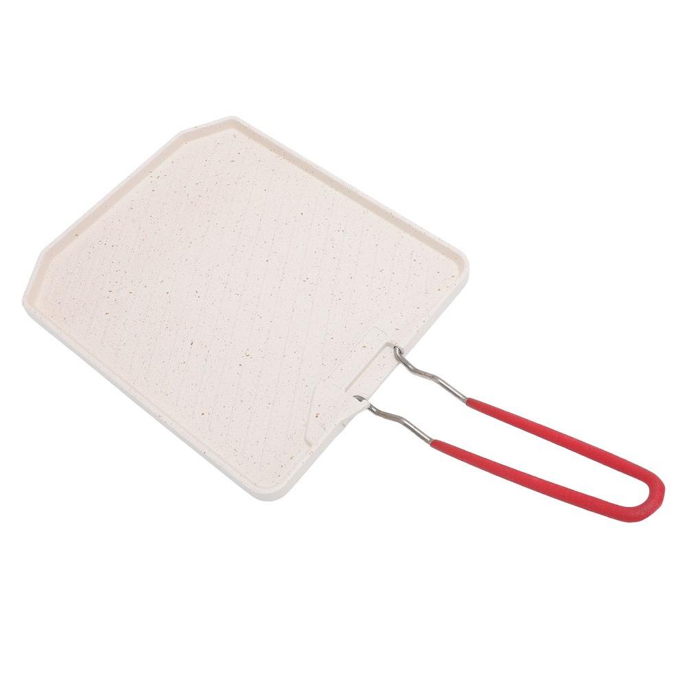 Nonstick Griddle Plate White Frying Pan Reusable Grill Pan  Outdoor BBQ белый